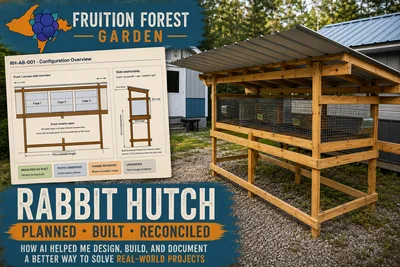 How I Used AI to Plan a Rabbit Hutch Build